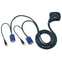 M-cab KVM 2 Port Pocket Switch (7000762)